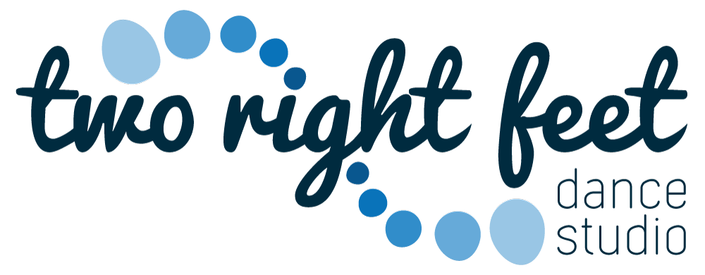Two Right Feet dance studio logo